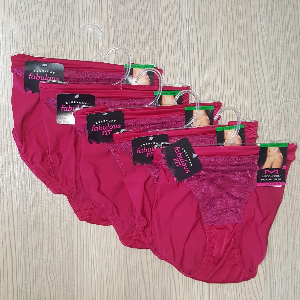 5 Pcs Bundle Maidenform String Bikini